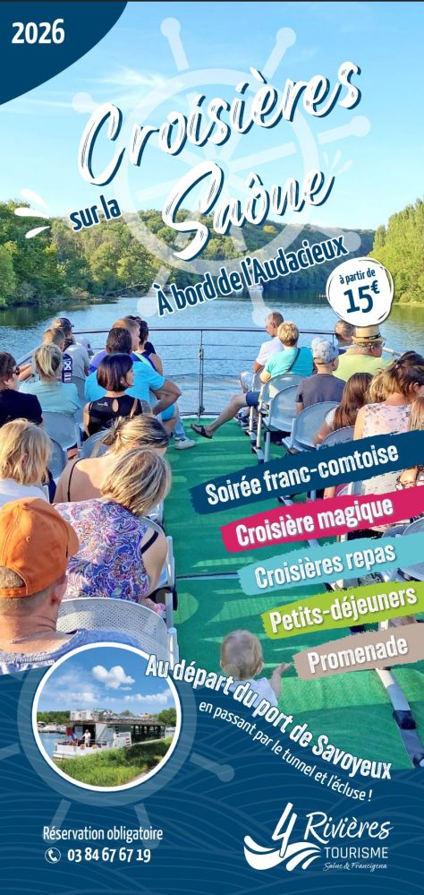 Croisière Saône 2026 - Savoyeux