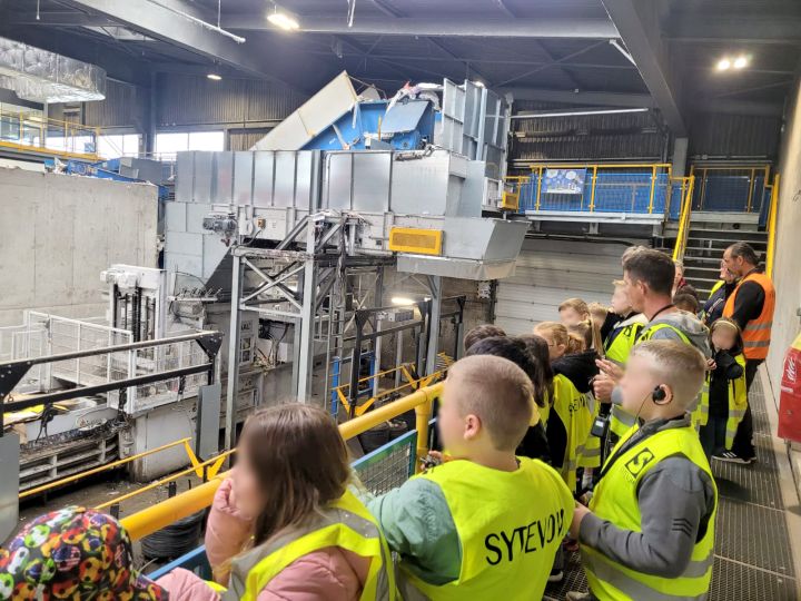 Visite du centre de valorisation des déchets