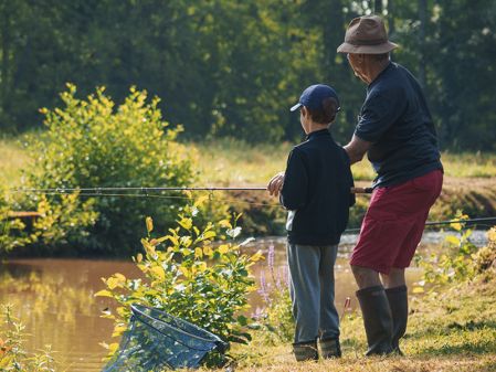 La pêche au 4 rivières étangs, rivières
