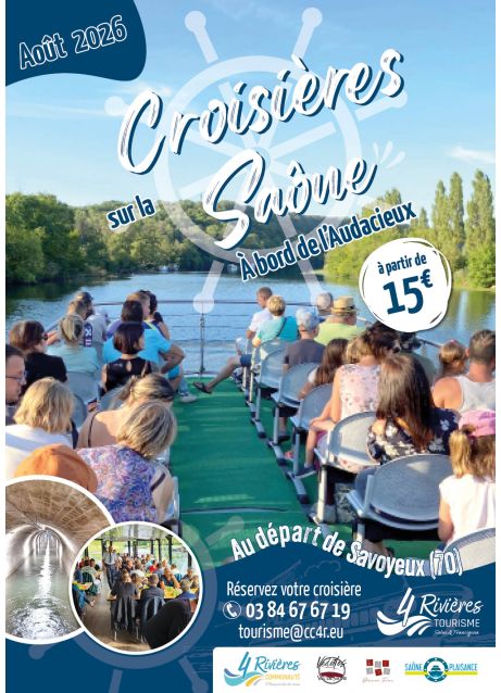 Croisières sur la Saône 2026